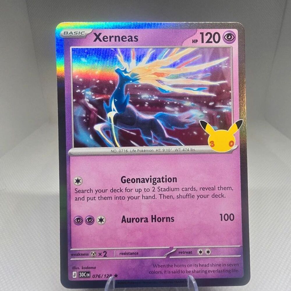 Xerneas #76 pokémon 30th Celebration